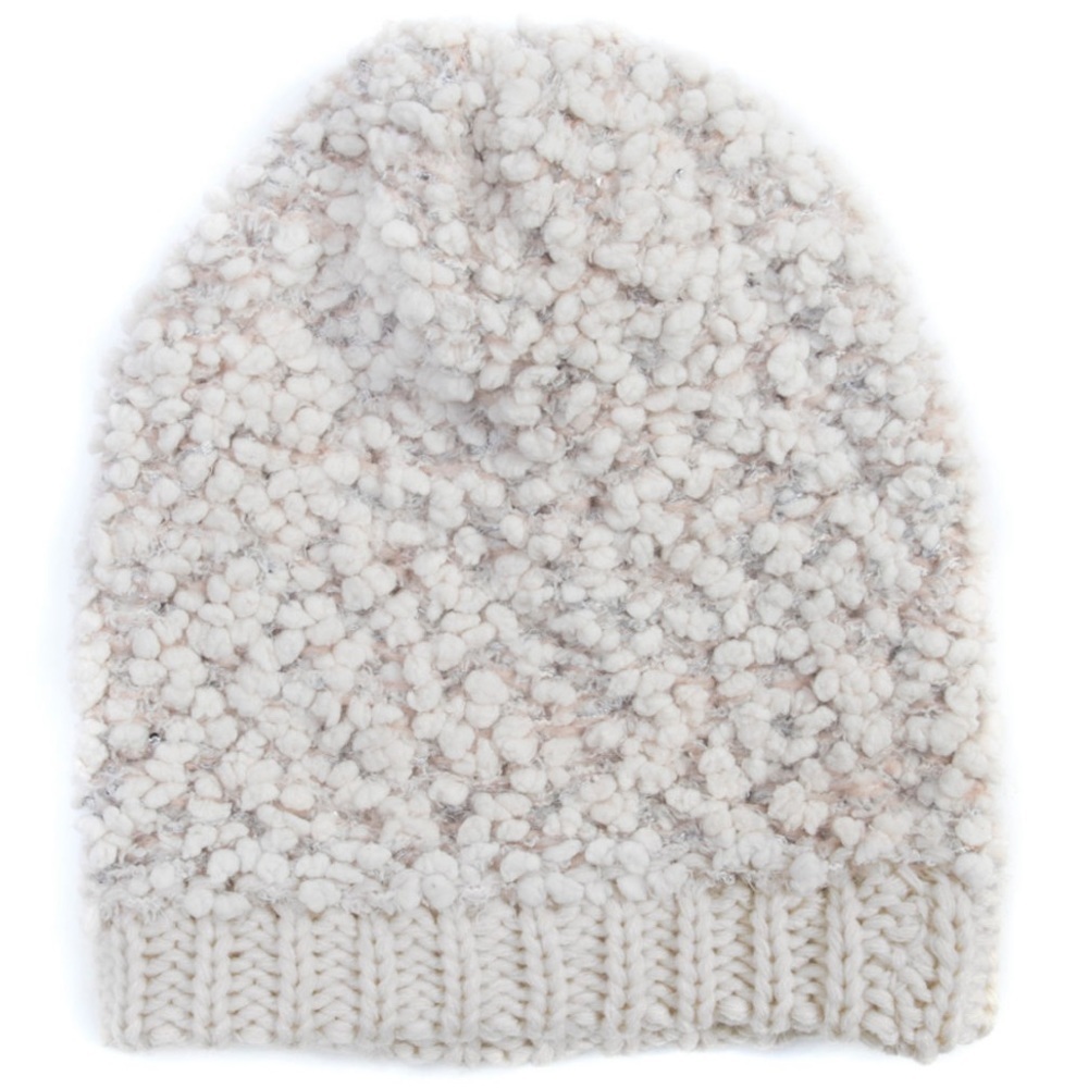 Muk LUKS® Women’s Textured Beanie – Vanilla